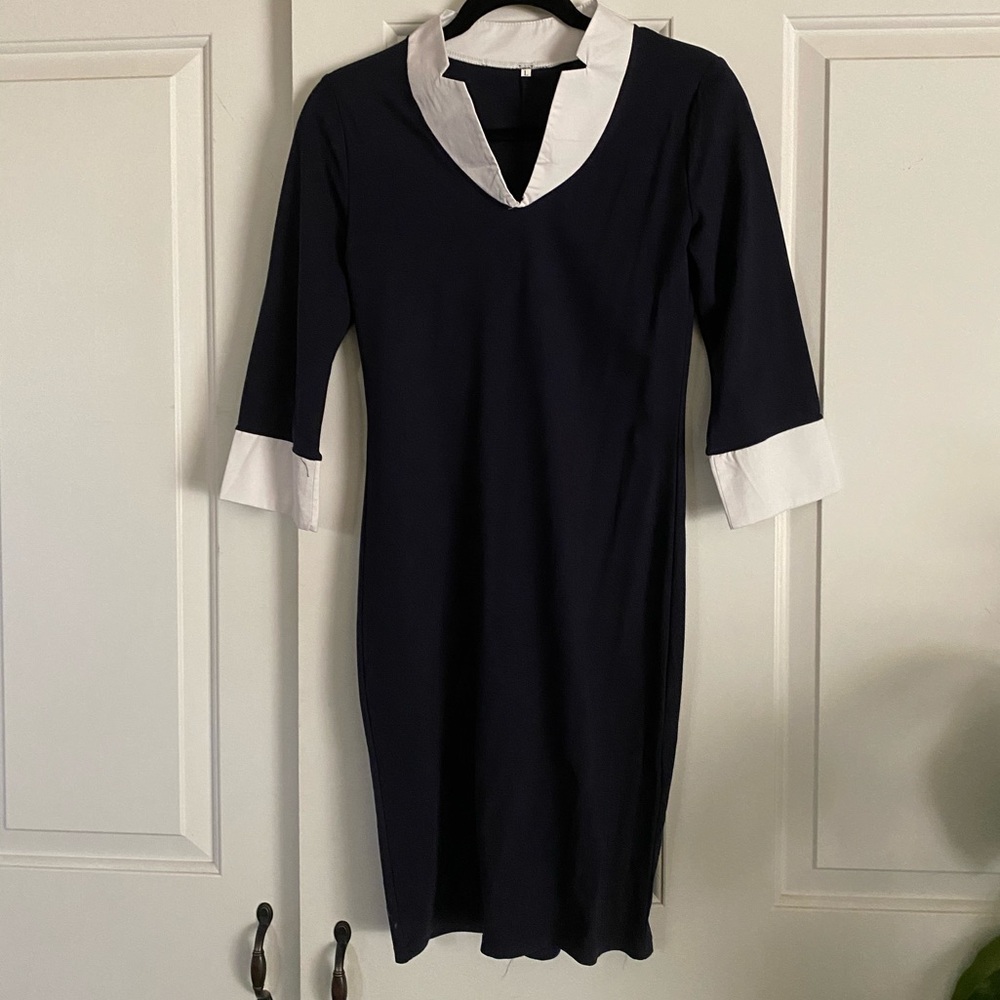 Navy blue dress